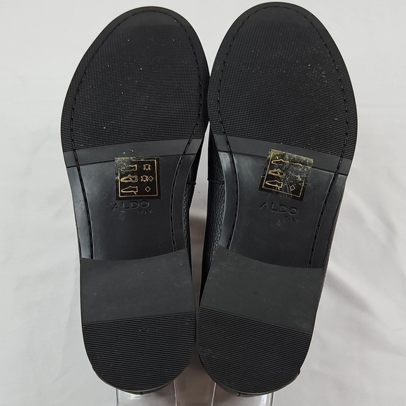 Aldo Black Men\'s Traveler Leather Bit Loafer Size 9 NWT main image 5